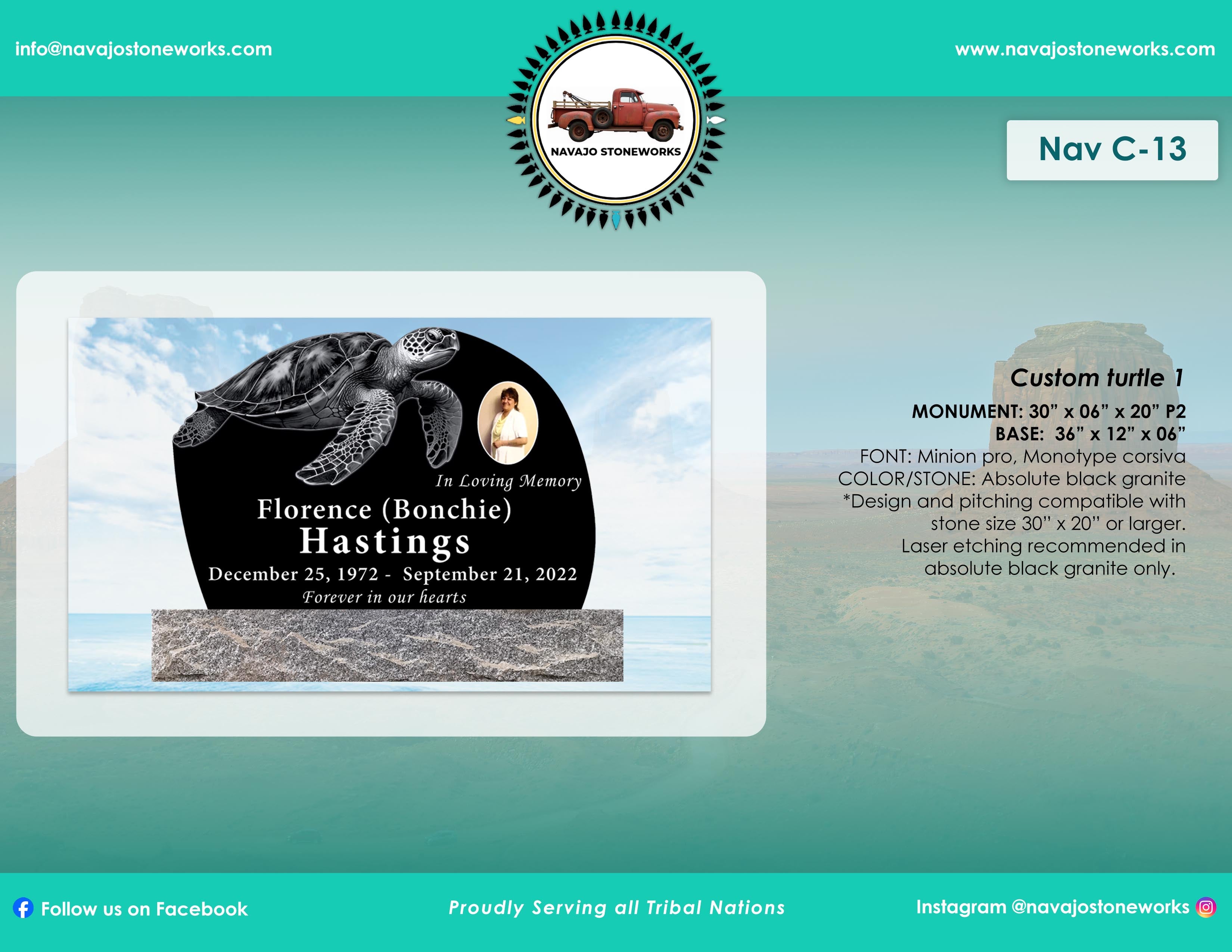 Custom Turtle 1 Memorial