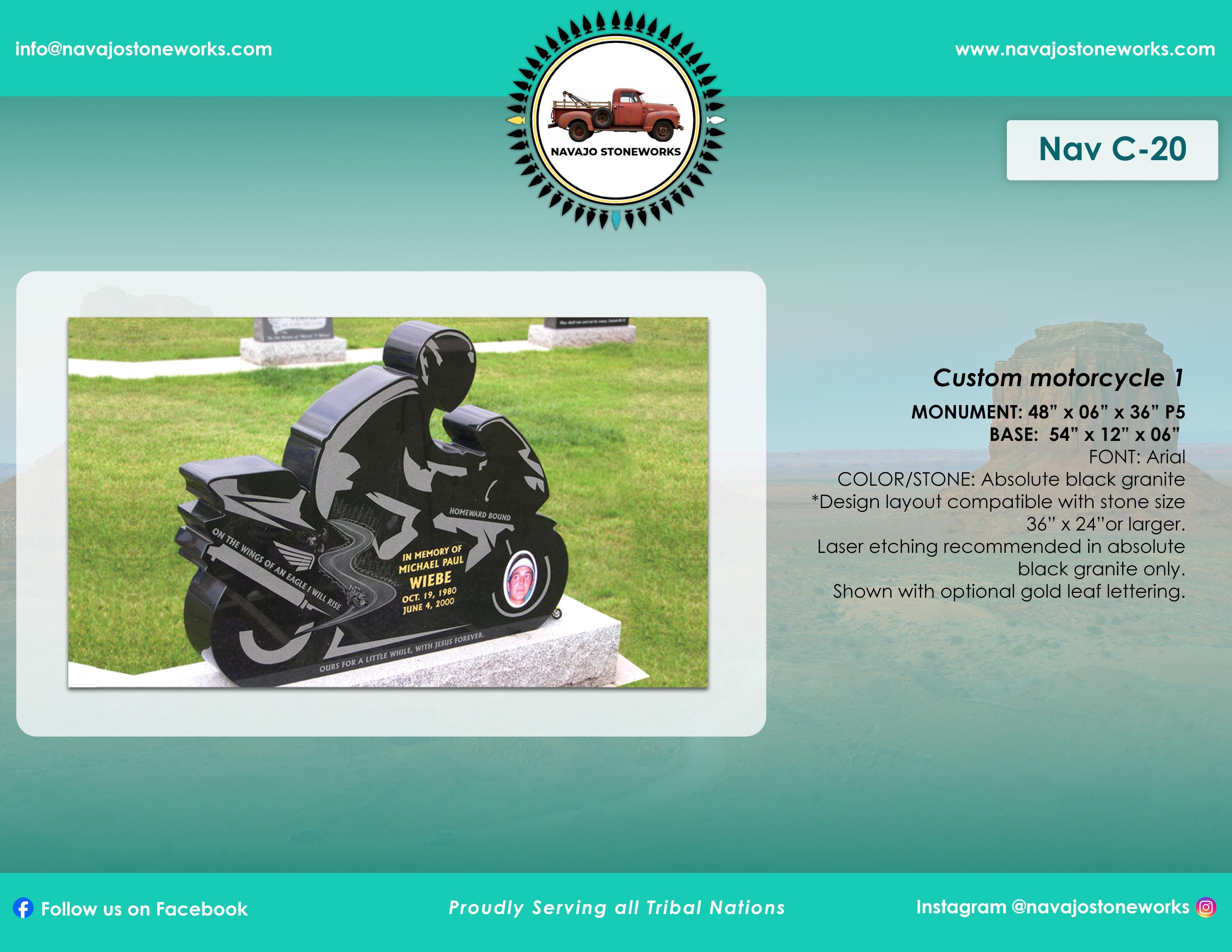 Custom Motorcycle 1 Memorial