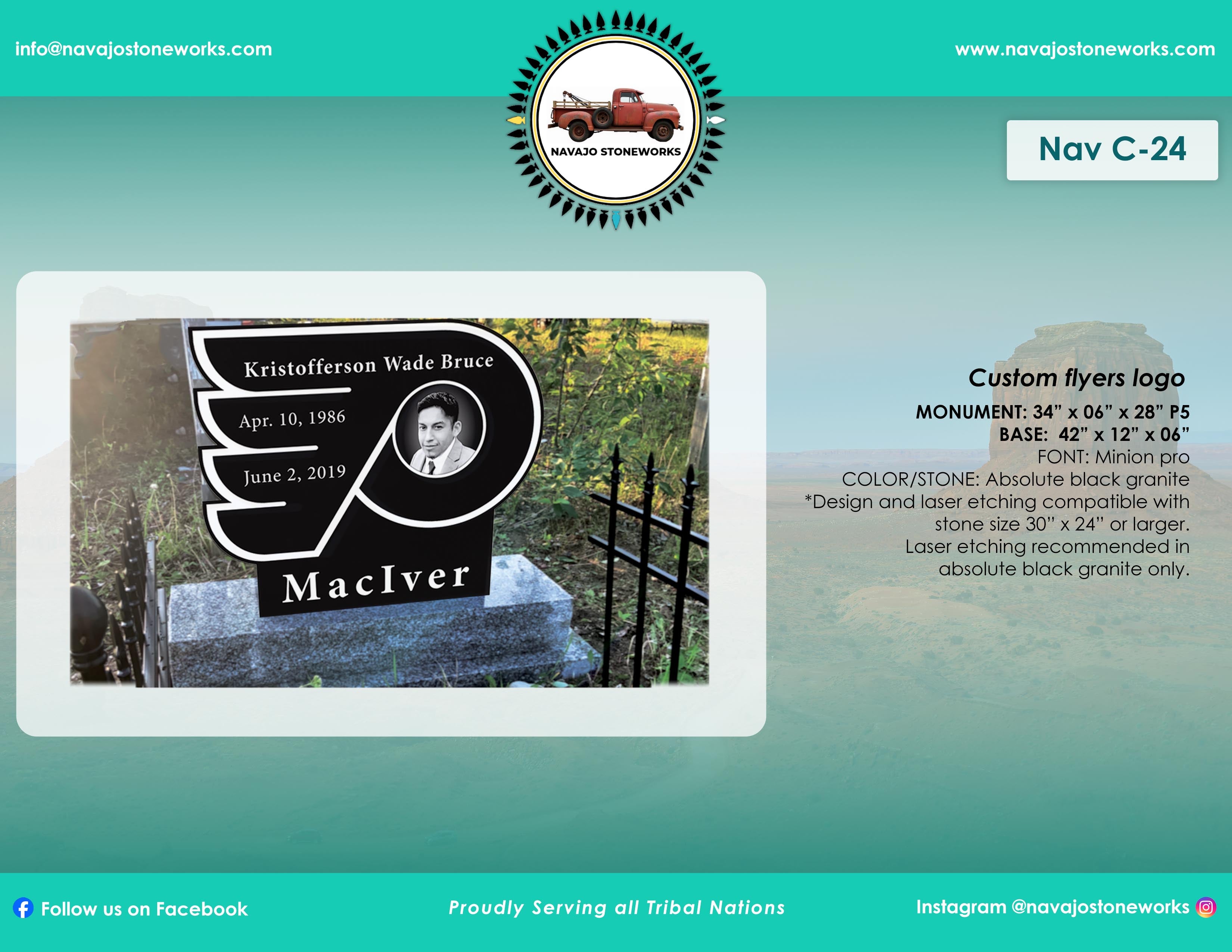 Custom Flyers Logo Memorial